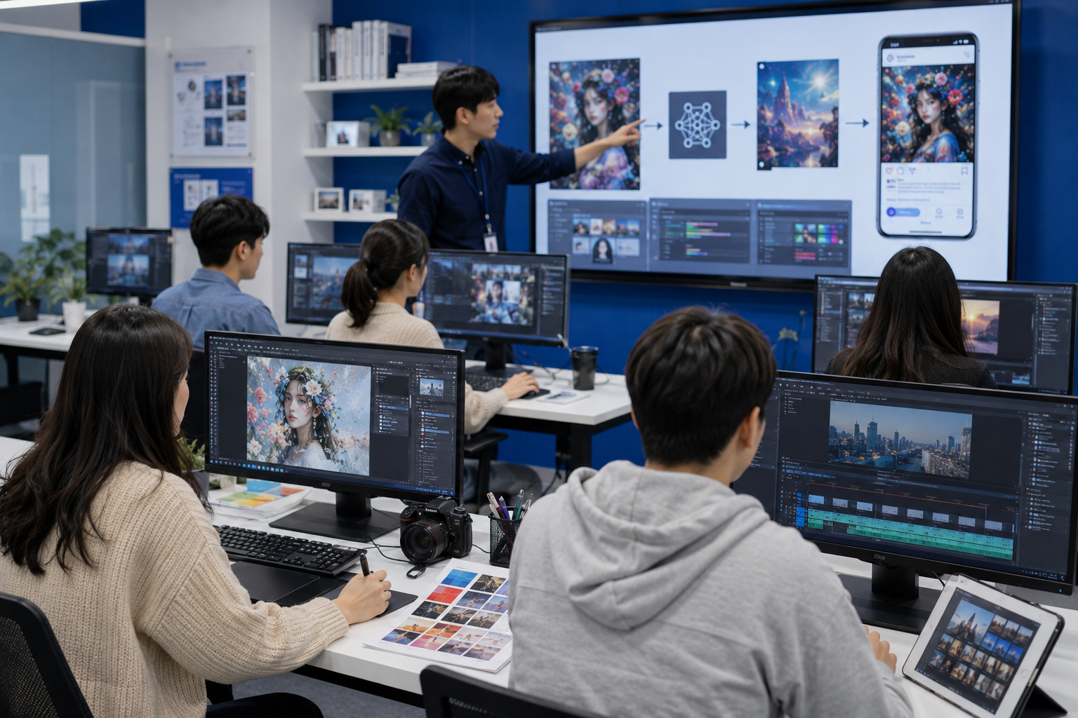 AI 디지털콘텐츠 제작 실무 과정 대표 이미지