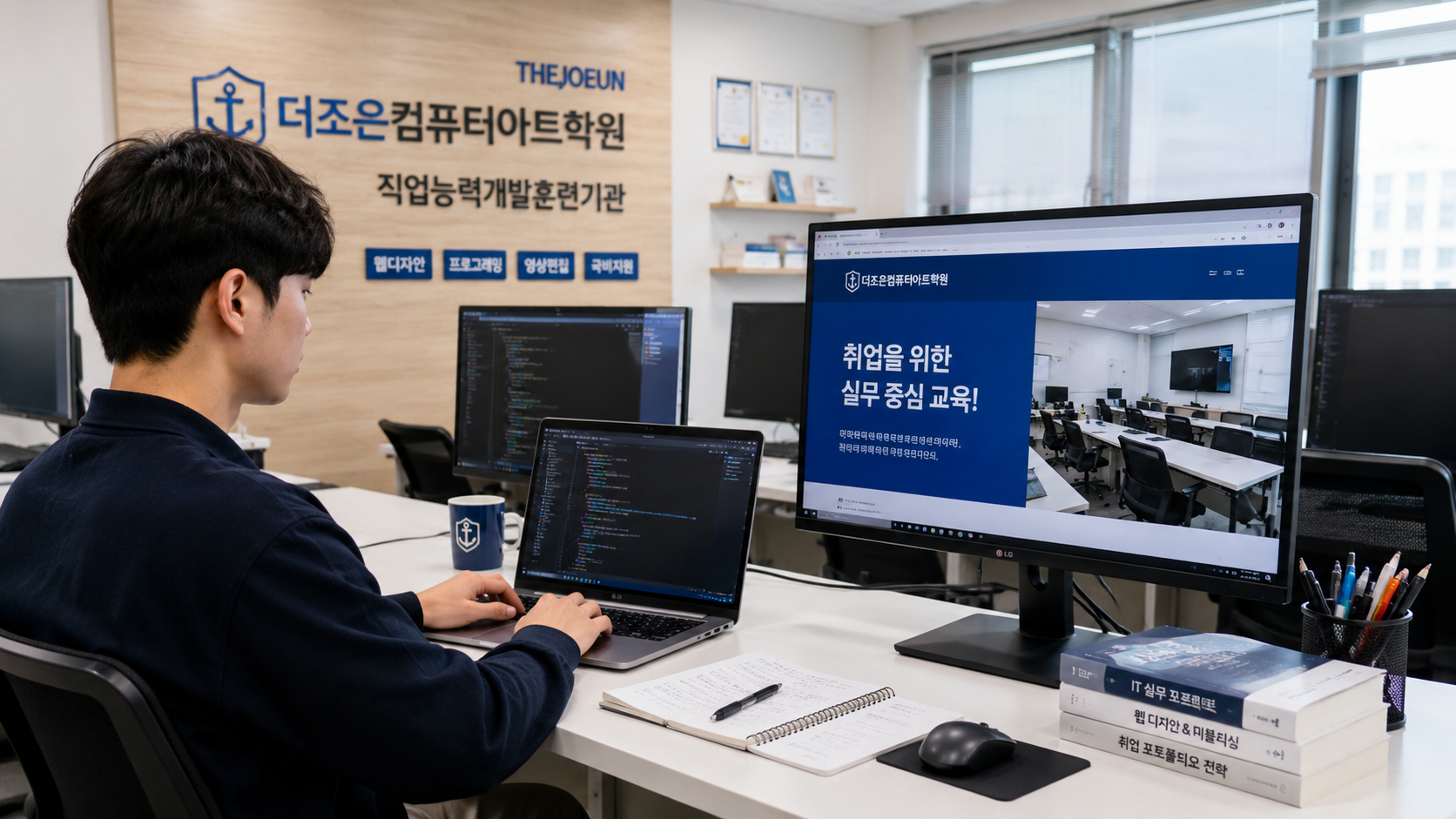 더조은컴퓨터학원 실무형 취업교육
